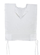 White Stripes Wool Tzitzis - Adult Size