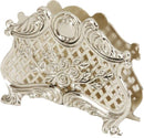 Napkin Holder: Silver Plated Lattice Design