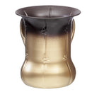 Wash Cup: Stainless Steel Flower Design - Gold Gradient