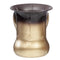 Wash Cup: Stainless Steel Flower Design - Gold Gradient