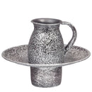 Mayim Achronim: Silver Plated Crinkle Design