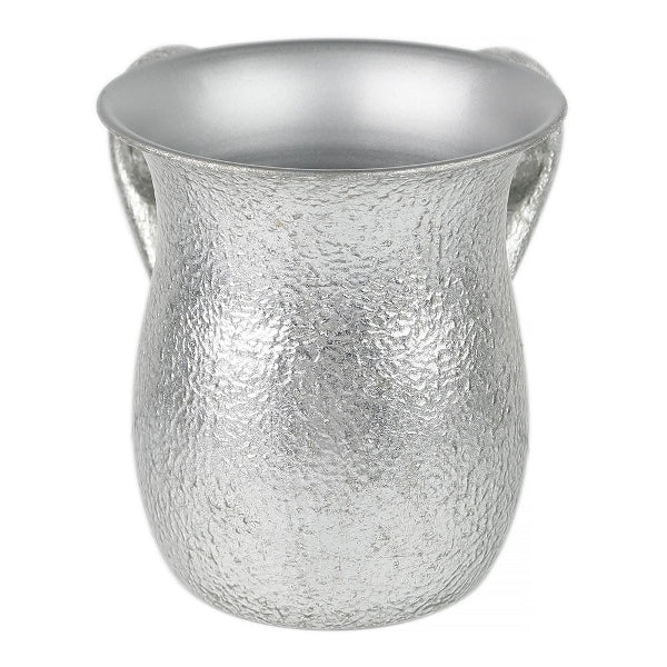 Wash Cup: Textured Silver