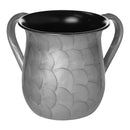 Wash Cup: Stainless Steel Enamel Swirls Design