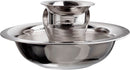 Wash Cup & Bowl: Stainless Steel