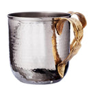 Wash Cup: Nickel Plated Hammered