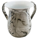Wash Cup: Stainless Steel Marbe Design