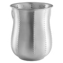 Wash Cup: Stainless Steel Dotted Design: Matt Finish