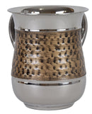 Wash Cup: Stainless Steal Brushed - Gold
