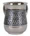 Wash Cup: Stainless Steal Brushed - Silver