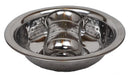 Wash Cup: Set And Bowl Set Stainless Steel Wide Diamond Design