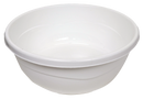 Wash Bowl: Plastic - White
