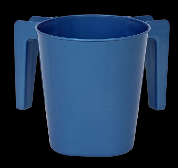 Wash Cup: Plastic - Metallic Blue