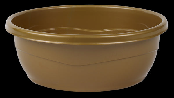 Wash Bowl: Plastic - Gold