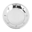 Kiddush Cup Tray: Stainless Steel Grape Design