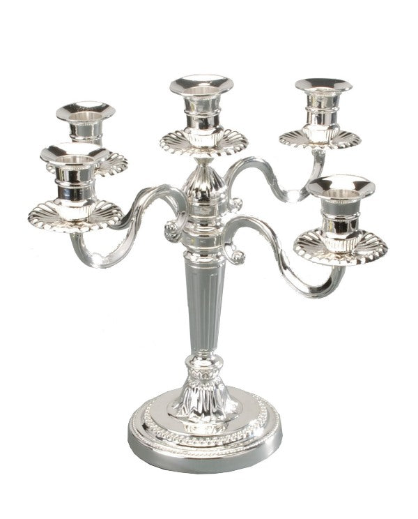 Candelabra: 5 Branch - Silver Plated