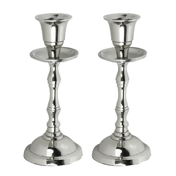 Candlestick Set: Nickel Plated