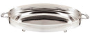Tray: Silver Plated Oval & Handles