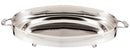 Tray: Silver Plated Oval & Handles