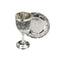 Kiddush Cup & Tray: Silver Plated Grape Design