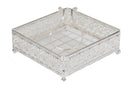 Napkin Holder: Silver Plated With Weight