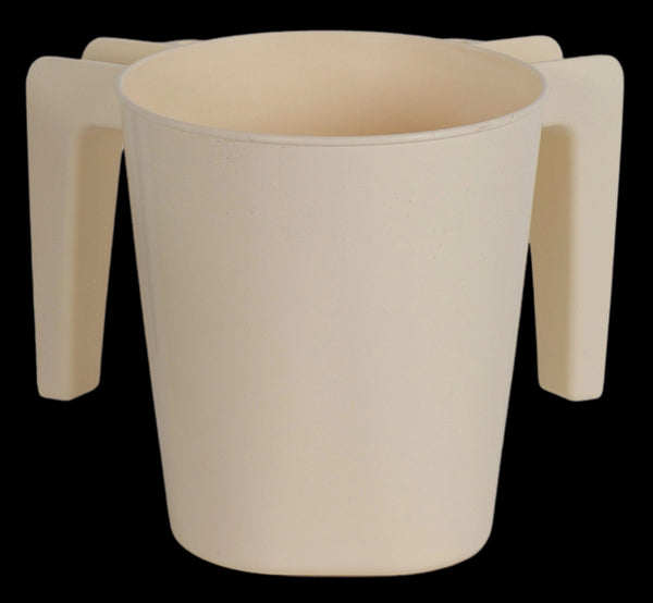 Wash Cup: Plastic - Cream