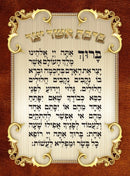 Asher Yatzar - Laminated Card - Small