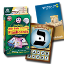Aleph Beis Flash Cards Hebrew/English Small 3" x 4.5"