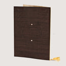Wedding Kesubah - Leather & Gold Bifold