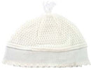 Yerushalmi Kippah: White