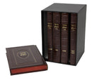 Machzor 5 Volume Set: Refurbished Leather - Sefard - Brown
