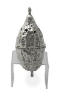 Besomim Holder: Silver Esrog Shaped