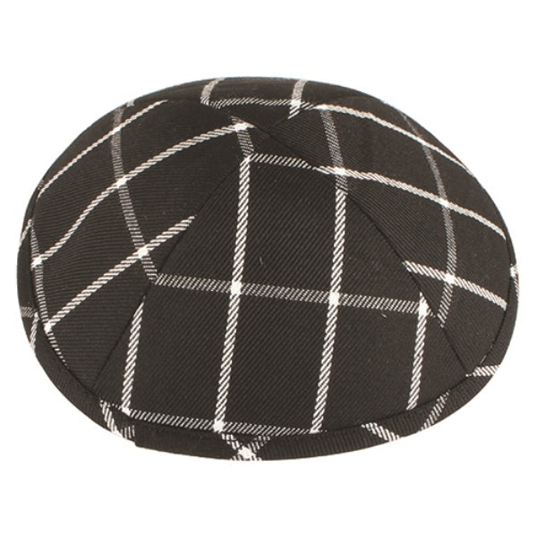 Yarmulka Fabric Black Squares