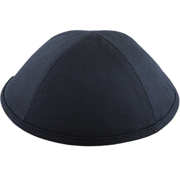 Cotton Yarmulka - Navy