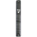 Mezuzah Case: 3D Metal Painted Plastic - Grey