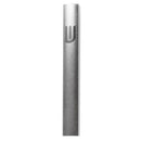 Mezuzah Case: 6" Aluminum Matt Grey Dotted Design