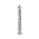 Mezuzah Case: Lucite Silver Crown And Diamond With Shin Waterproof