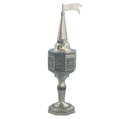Besamim Holder: Nickel Plated Octagon Shaped
