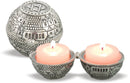 Tealight Holder: Sphere Shaped Jerusalem Design