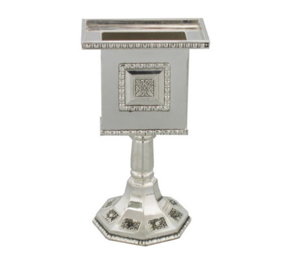 Havdalah Candlestick: Silver Plated - Magen David