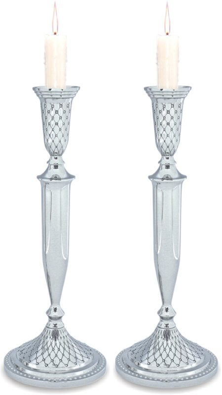 Candlestick Set: Nickel Plated