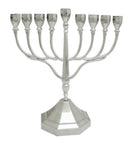 Nickel Plated Menorah