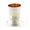 Kiddush Cup And Tray: Silver Plated