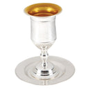 Kiddush Cup & Tray: Silver Plated