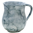 Wash Cup: Poly Marble - Grey & White