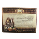 Havdalah Tray Reinforced Glass Brown