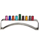 Candle Menorah: Aluminum Multicolored Branches