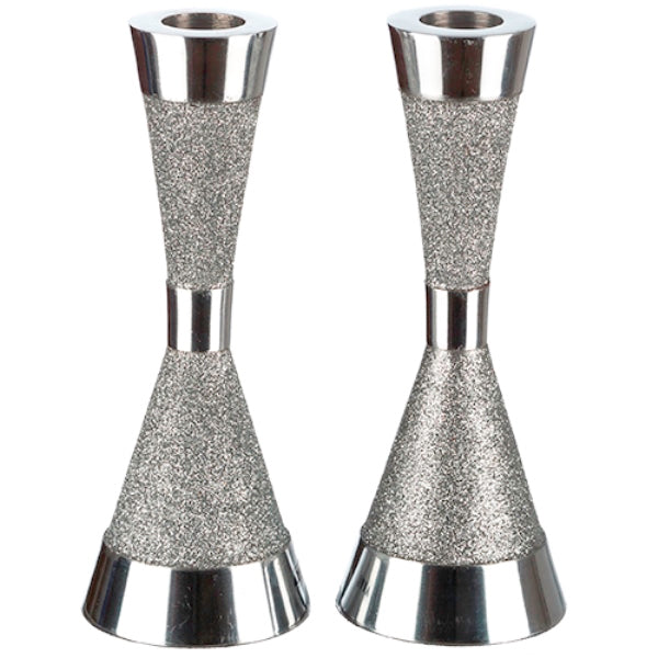 Candlestick Set: Aluminum Glitter