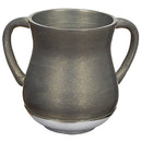 Washing Cup: Aluminium Glitter Design - Silver Pearl
