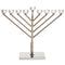 Chanukah Oil Menorah: Crystal Cups - 30"