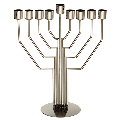 Chanukah Oil Menorah: Metal Plated String - 13"